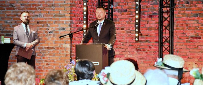 Wicemarszałek Województwa Lubelskiego, Marek Wojciechowski wita uczestników spotkania