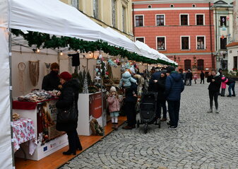 Stoiska wystawiennicze na Jarmarku Bożonarodzeniowym,