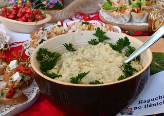 Potrawa Kapusta po liśnicku, która zajęła pierwsze miejsce w półfinale konkursu "Kobieta Przedsiębiorcza" w powiecie kraśnickim