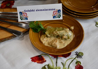 Potrawa "Gołąbki ziemniaczane"