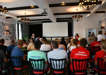 Uczestnicy spotkania pod nazwą Plan Strategiczny dla Wspólnej Polityki Rolnej na lata 2023-2027